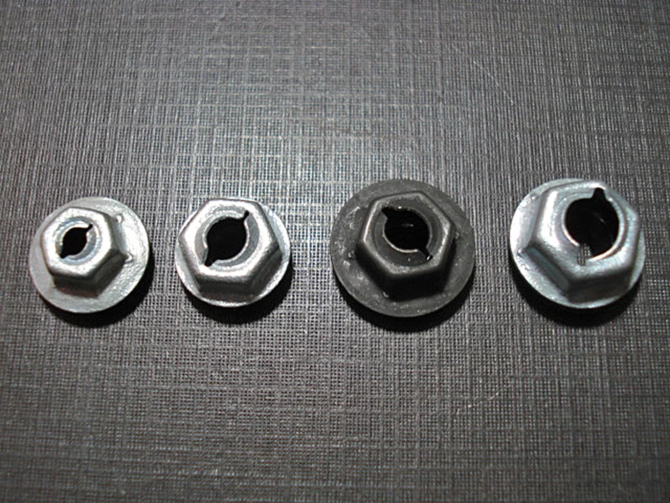 90 piezas emblema de corte de rosca placa de nombre tuercas de escritura con sellador surtido GM GMC Foto 3 de 4