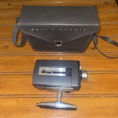 APPAREIL PHOTO VINTAGE Bell & Howell objectif zoom Optronic Eye Super Eight avec étui EUR 25,65