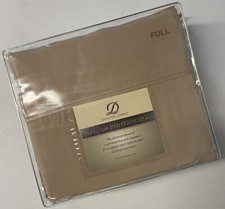 4 pc DANJOR LINENS Bed Sheet Set, FULL Size Deep Pocket Soft Microfiber TAUPE