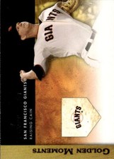2012 Topps Update Matt Cain #GM-U13 Golden Moments San Francisco Giants 13C