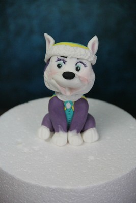 Paw Patrol Everest Inspired Edible Handmade Figurine Cake Topper Decoration  | Ebay
