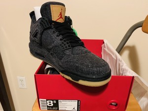 air jordan 4 retro levis nrg black