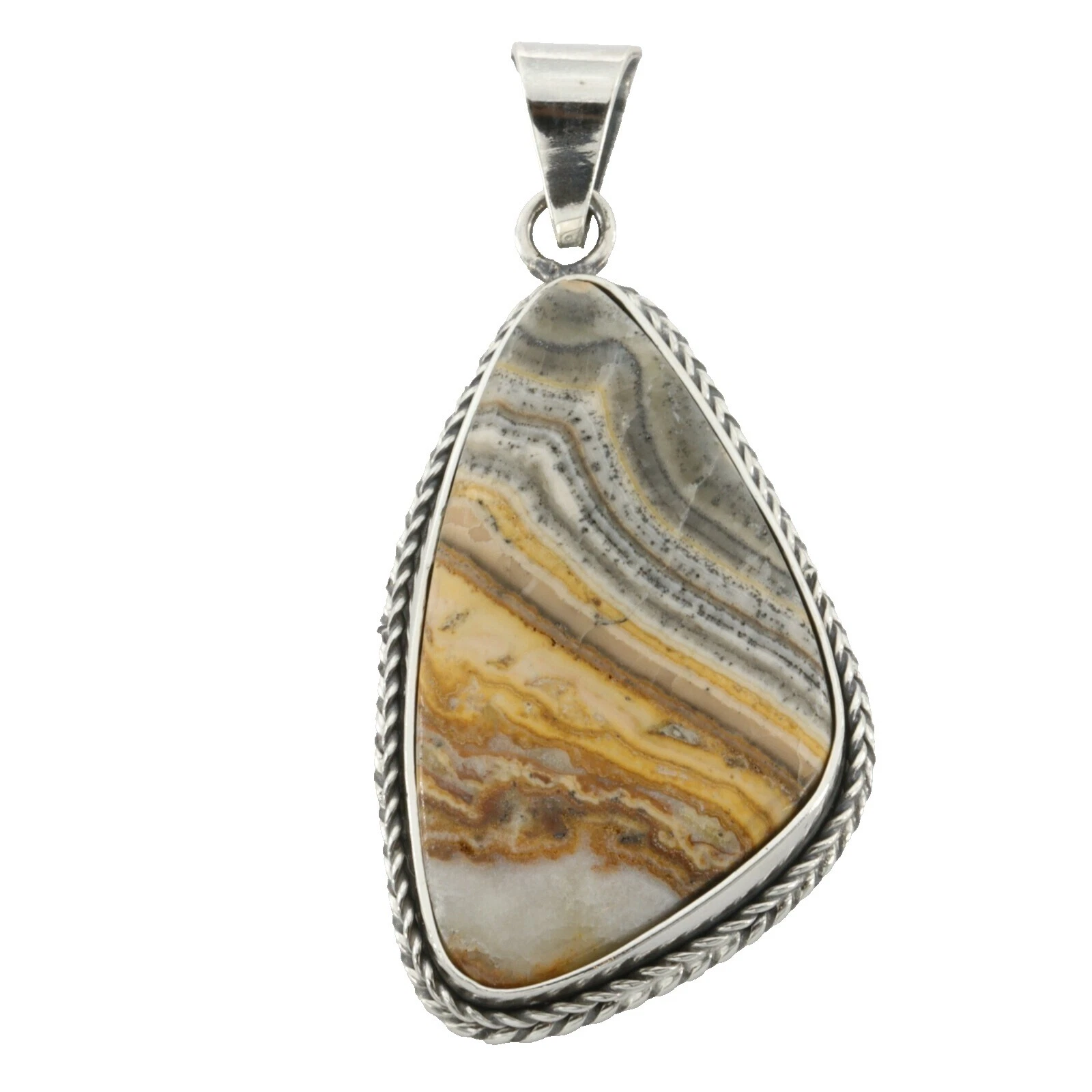 Onyx Piedra Plata Esterlina Collares y colgantes hechos a mano