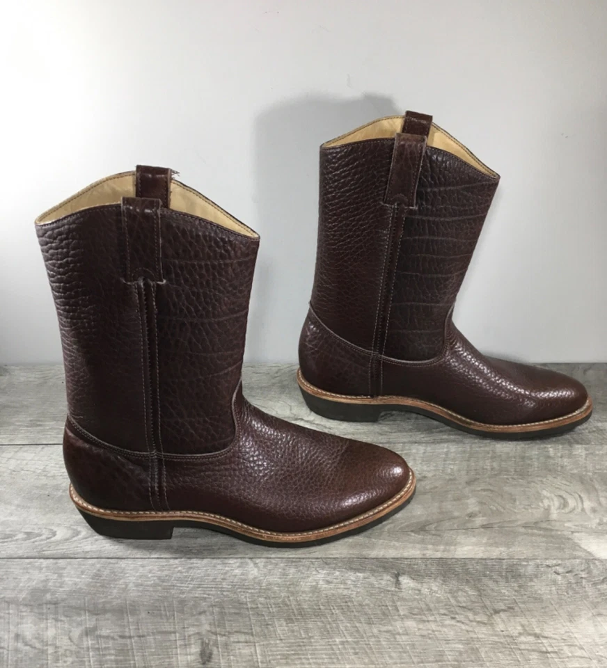 Chippewa Hombres 14194 Cuero Vintage Vaquero Occidental Motociclista Motocicleta Botas 10.5 Foto 2 de 4