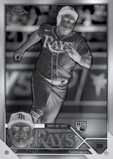 [DIGITAL] Topps Bunt - Jonathan Aranda - Topps Chrome 23 S1 -  Black White Base