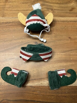 Cat Christmas Elf Costume  