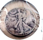1942 Walking Liberty Half Dolla Silver Coin NO MINT MARK