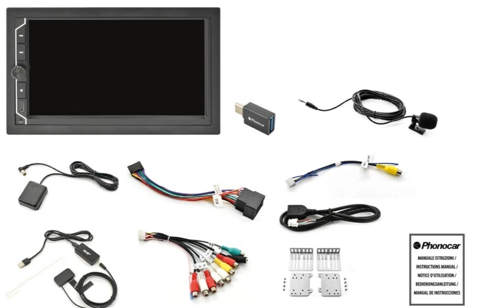 AUTORADIO ANDROID PHONOCAR VM003 - 6.75”  32gb ROM 2 Gb RAM  - Immagine 4 di 4