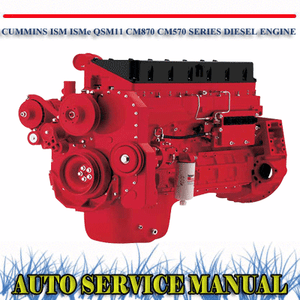 CUMMINS C SERIES ISC 8.3 DIESEL ENGINE WORKSHOP SERVICE MANUAL DIGITAL e-COPY
