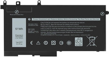 Dell 93FTF 11.4V 51Wh Battery For Latitude 5580 5480 5280 5590 5490 5491 5290...