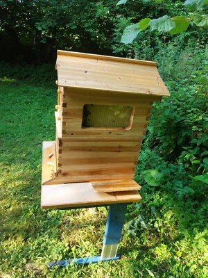 Wooden Beekeeping Beehive Brood House Complete Box for 5 PCS Bee Comb Hive Frame