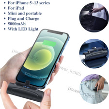 Mini Power Bank Portable Battery Charger For iPhone 13 12 11 XS XR X 8 7 6 5 SE