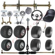 11x7.10-5 10x4.50-5 Tire Rear Axle Kits Steering Spindle Wheel Hubs for ATV Quad