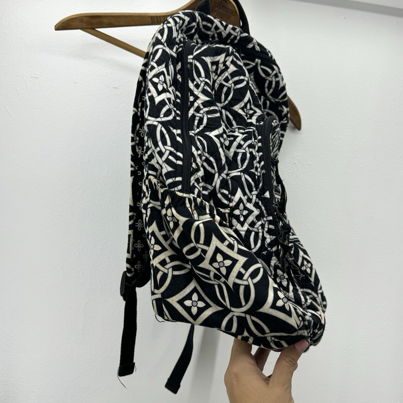 Vera Bradley  Tech backpack Concerto pattern Blac… - image 4