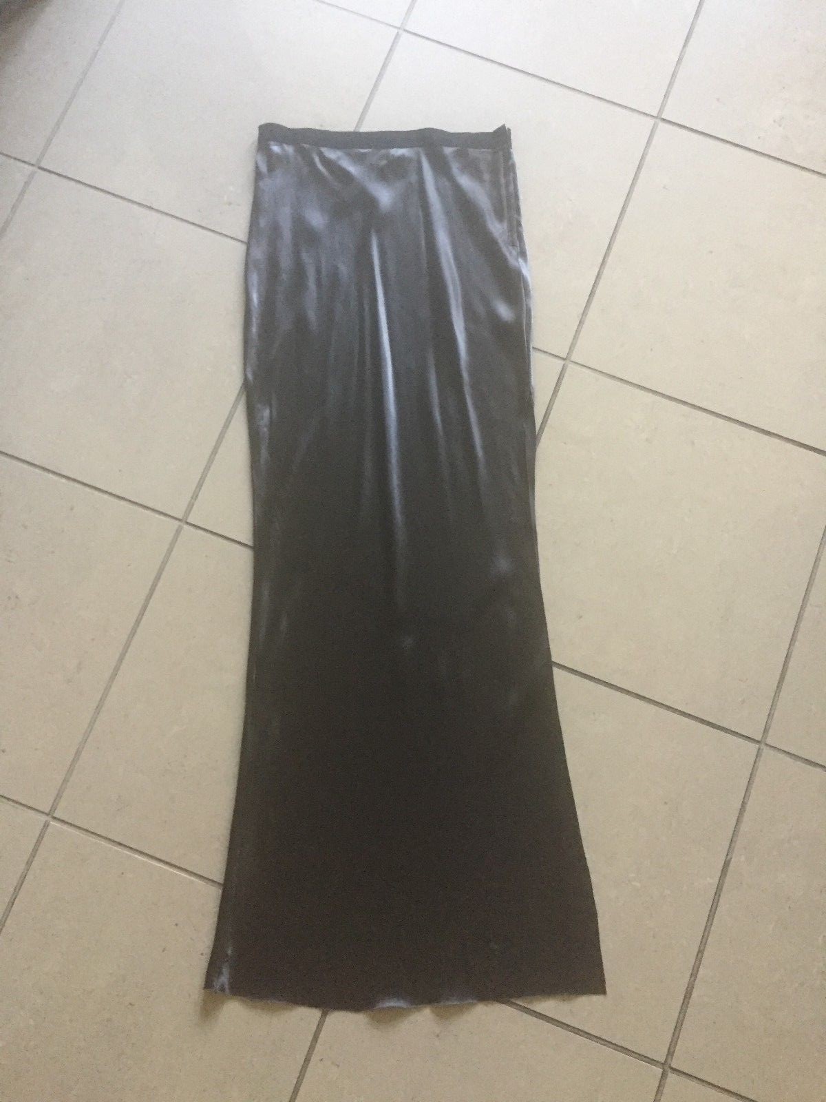 Beautiful top designer long steel grey maxi skirt by Lanvin BNWT £1000! size 8 image 4