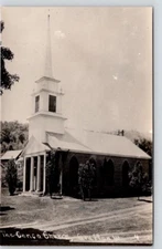 POSTCARD RPPC THE CONGO. CHURCH CRAFTON VERMONT