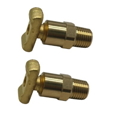 2Pcs Drain Tap for Volvo Penta, Mercruiser, RO: 82745, 22-16951Q1 18-4218 1/4NPT