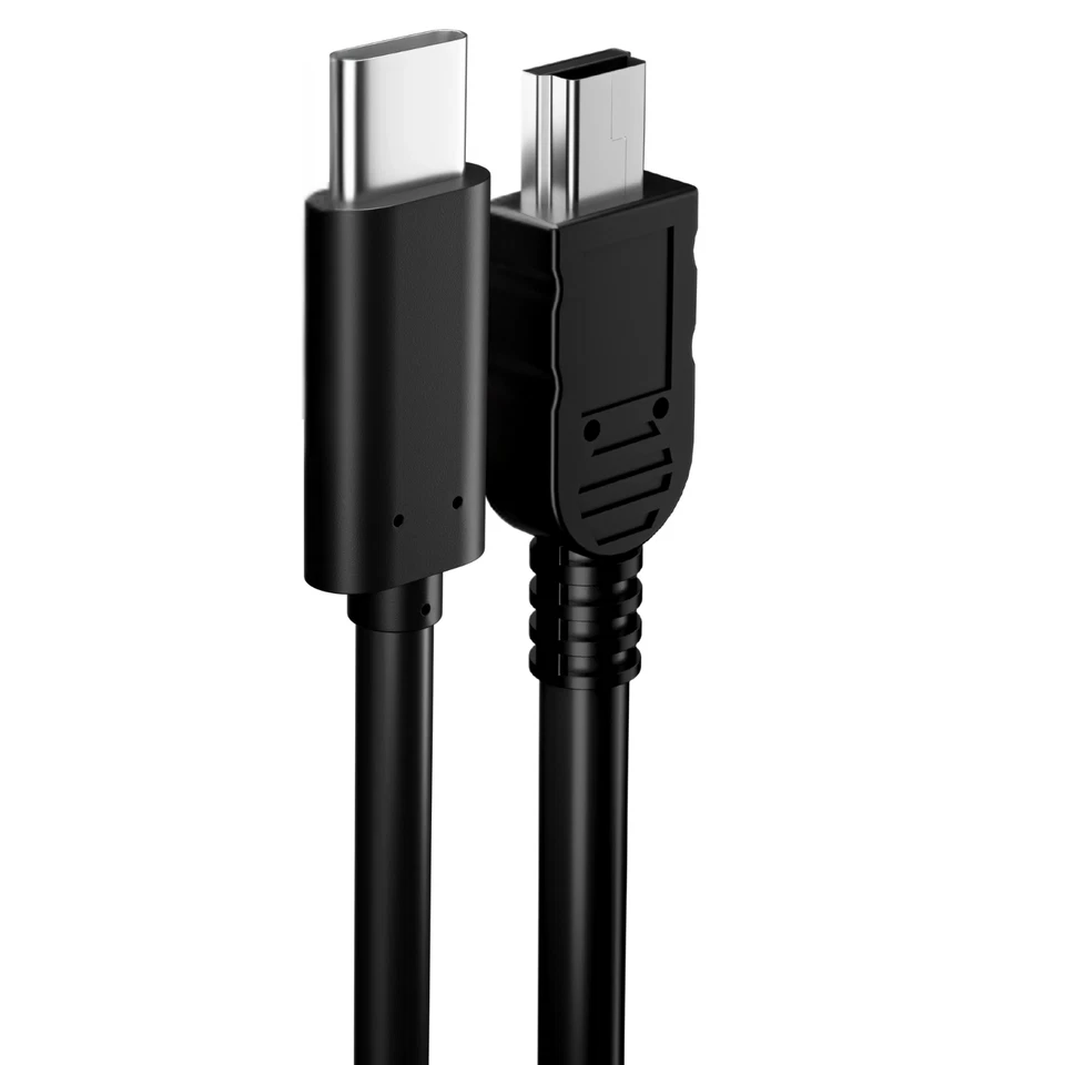 USB C to Mini USB Charger Data Cable Wire Lead for Dashcam Camera eg Nextbase - Image 2 of 4