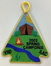 BSA BOY SCOUTS OF AMERICA Patch Vtg 2003 Georgia Yellow River Camp Yellow