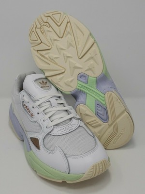 adidas falcon grey white green