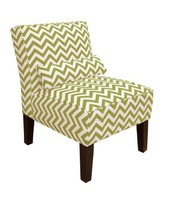 Skyline Furniture Armless Chair In Zig Zag Chartreuse, New, Free Shipping on sale Skyline Furniture Armless Chair In Zig Zag Chartreuse, New, Free Shipping on sale