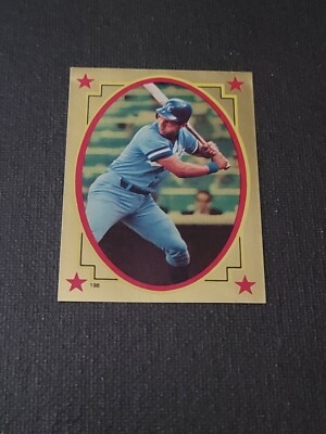 1984 Topps Stickers #198 George Brett Foil | eBay