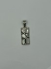 925 Sterling Silver Mother of Pearl Inlaid Various Shaped Pendant,Free Ship!