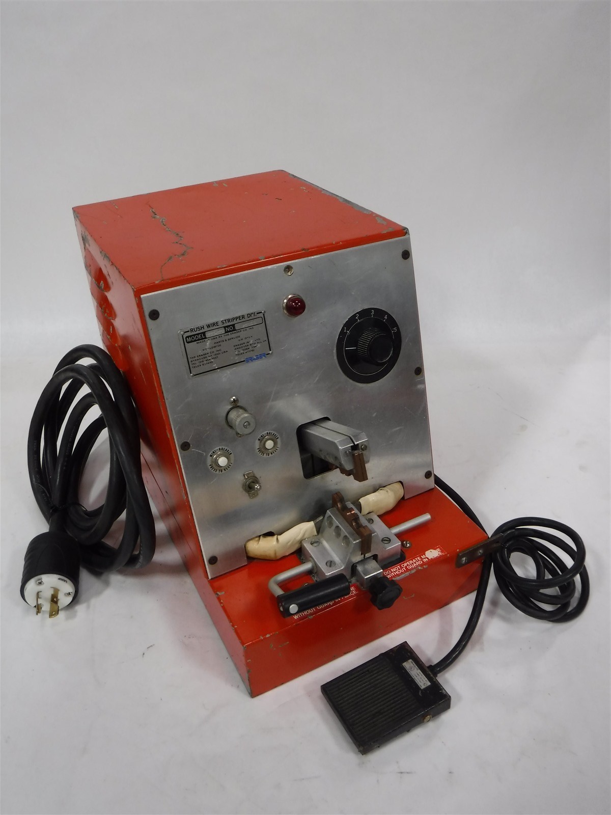 HEAVY DUTY INDUSTRIAL ERASER RUSH LARGE GAUGE PNEUMATIC THERMAL Wire Stripper 1D