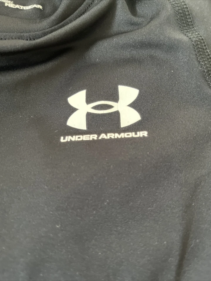 Under Armour Heat Gear Short Sleeve T Shirt Youngster Boys Baselayer Tee Youth S - Image 2 of 4