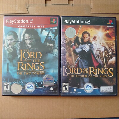 PS2 Herr der Ringe: Die zwei Türme und die Rückkehr des Königs Bundle (NTSC, R1)