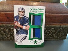 Panini Flawless Emerald Game Worn Dual Patches Jersey Cowboys Tony Romo 2/5 2015