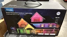 Govee Wi-Fi RGBIC Outdoor Permanent Lights Elite 100ft Black H805AA11 NEW!