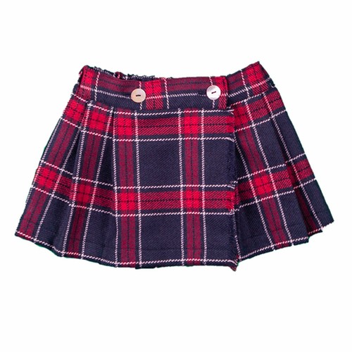 J.O.MILANO Gonna Kilt scozzese bambina rossa/blu Made in Italy tg. 2 3 6  anni | eBay