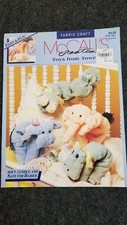 TOYS FROM TOWELS McCALL'S Creates Soft Cuddly Safe for Babies Leaflet 1991 VTG