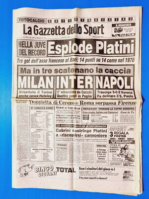 Gazette Dello Sport 9 Août 1980 Platini - Prohaska - St.Etienne-Inter