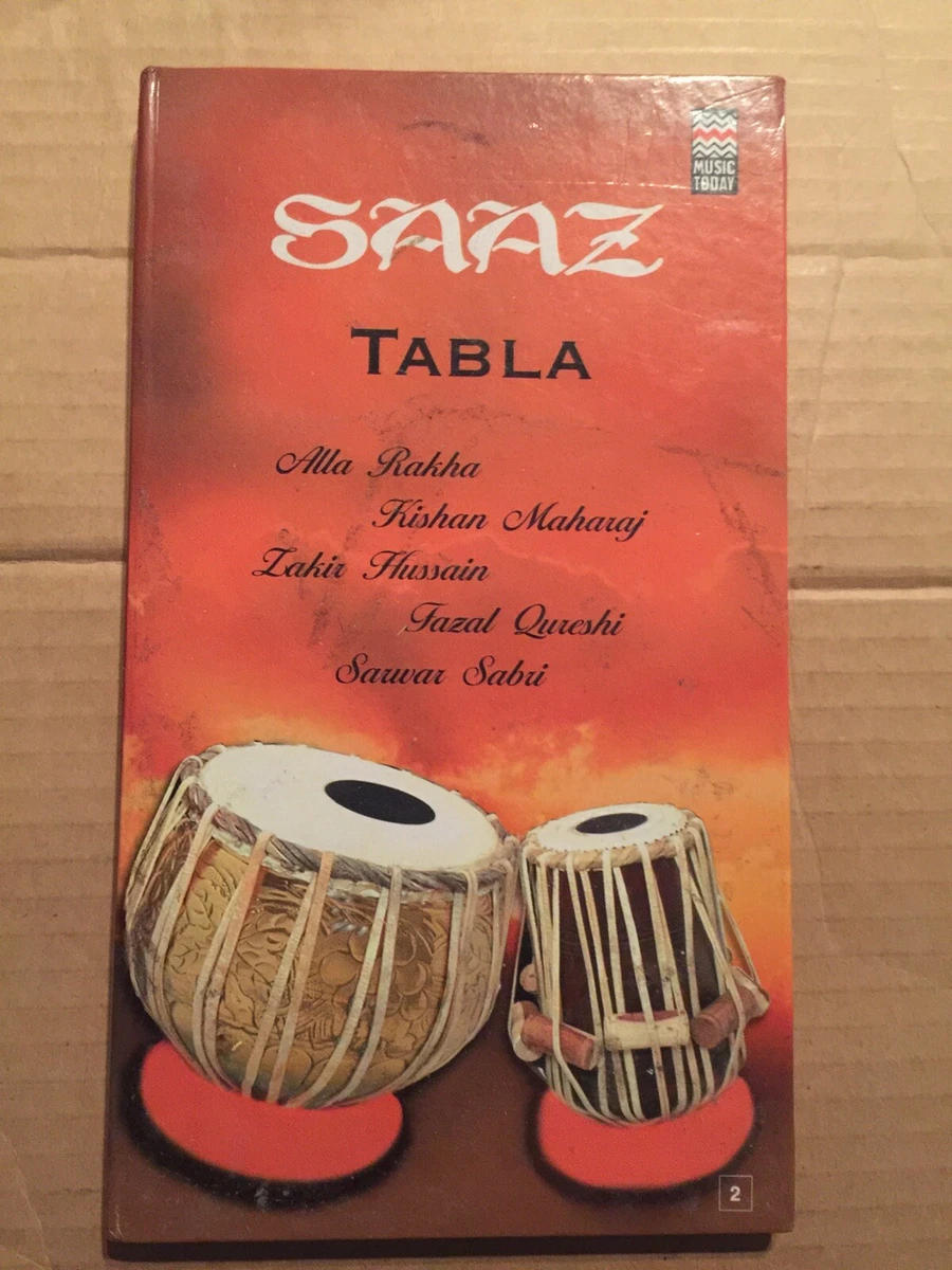 Saaz Tabla Allah Rakha Zakir Hussain 2xCD Hindustani Indian