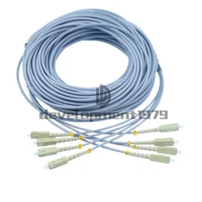 Armored SC-SC 1G Multimode 4 Strands Fiber Optic Cable 62.5/125 Patch Cord 150M