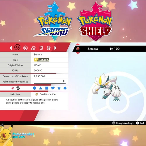 ✨Shiny Zeraora ✨Event 1 Million Zeraora ? Pokémon Sword & Shield ? UNTOUCHED