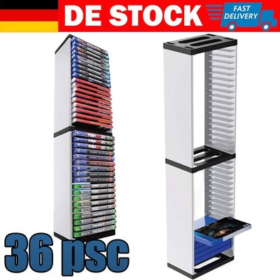 Spiele-Disc-Box für PS5 PS4 Slim/Pro Xbox One Slim Switch Aufbewahrung 36 Discs