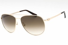 SALVATORE FERRAGAMO SF157S 717 Sunglasses Gold Frame Grey Gradient Lenses 60mm