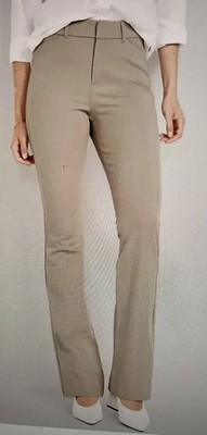 Old Navy High Rise Pixie Flare Pants Womens sz 10 Beige Stretch NEW tan