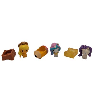 Hasbro My Little Pony Cutie Mark Crew Figures Applejack Celestia Rarity Kids Set