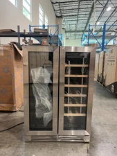 Yeego 24" Dual Zone  Fridge Wine Cooler & Beverage Refrigerator Have Scratches