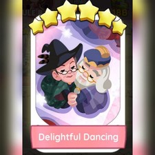 1 x Delightful Dancing ⭐️⭐️⭐️⭐️⭐️⭐️- Set 22- Mono_poly_ Go sticker (Fast send)