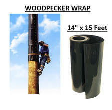 14 X 15ft - Power Line Woodpecker Wrap Wood Protectant Pole Wrap W Nails