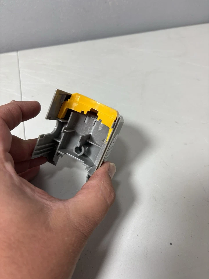 Genuine Dyson DC07 Switch Cover/Housing in Yellow & Silver/Grey - Used - Image 3 of 4