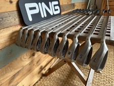 Ping G2 Golf Clubs Irons 3-LW True Temper Long Shafts Ping Grips White Dot ⚪️ 
