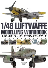 1/48 Luftwaffe Aircraft Modelling Workbook (English Included) WW2 Planes History