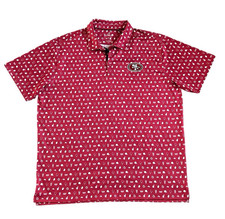 Antigua San Francisco 49ers Polo Shirt Mens X...