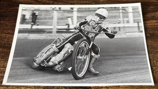 WAYNE BROWN SHEFFIELD TIGERS 6.5 x 4.25" MIKE PATRICK SPEEDWAY PHOTO